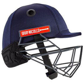 GRAY-NICOLLS GN Junior Elite Helmet w/ Neck Guard & Adjustment Dial - Navy [Sizes Small Junior - Youth]