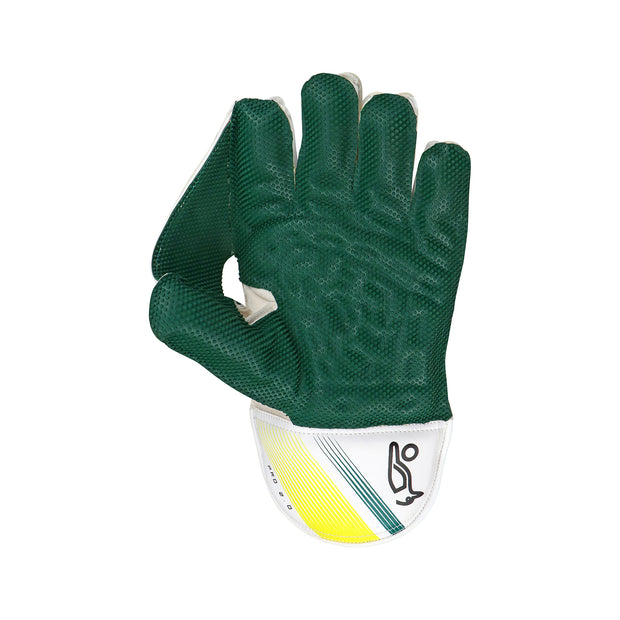 KOOKABURRA Pro 2.0 Wicket Keeping Gloves Green/Gold - Youth