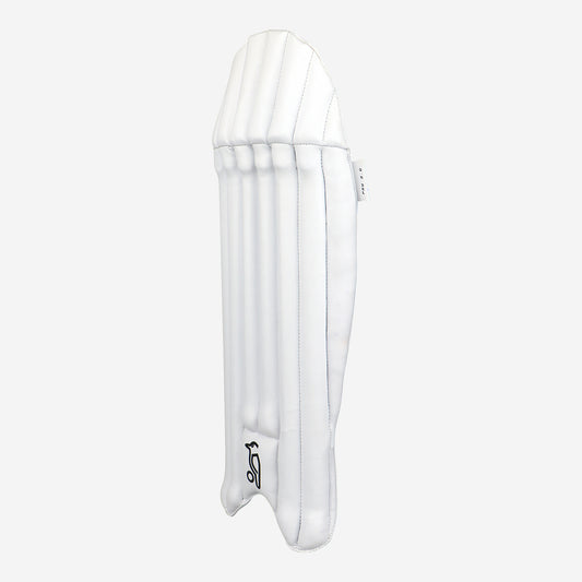 KOOKABURRA Pro 3.0 Wicket Keeping Leg Guards White/Black [Small Junior - Junior Sizes]