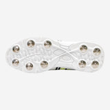 KOOKABURRA Pro 2.0 Spike Cricket Shoes White/Lime/Yellow [Sizes US6-US14]