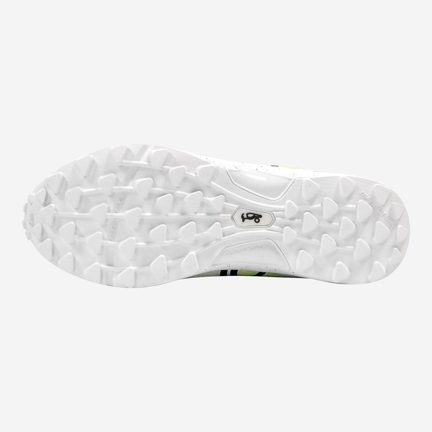 KOOKABURRA Pro 2.0 Rubber Cricket Shoes - White/Lime/Yellow [Sizes US6-US14]