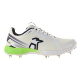 KOOKABURRA Pro 2.0 Spike Cricket Shoes White/Lime/Black '26/27