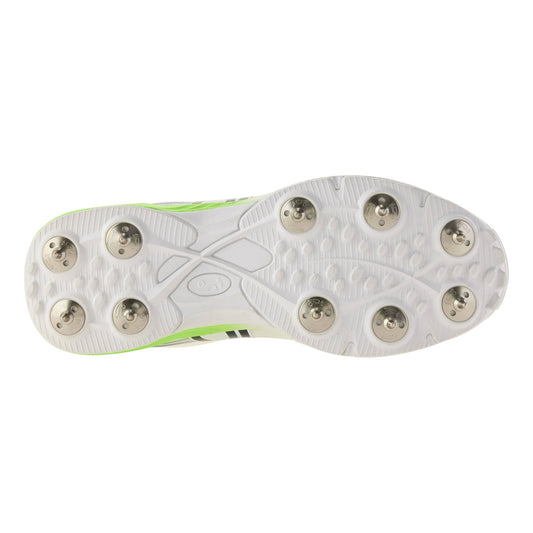 KOOKABURRA Pro 2.0 Spike Cricket Shoes White/Lime/Black '26/27