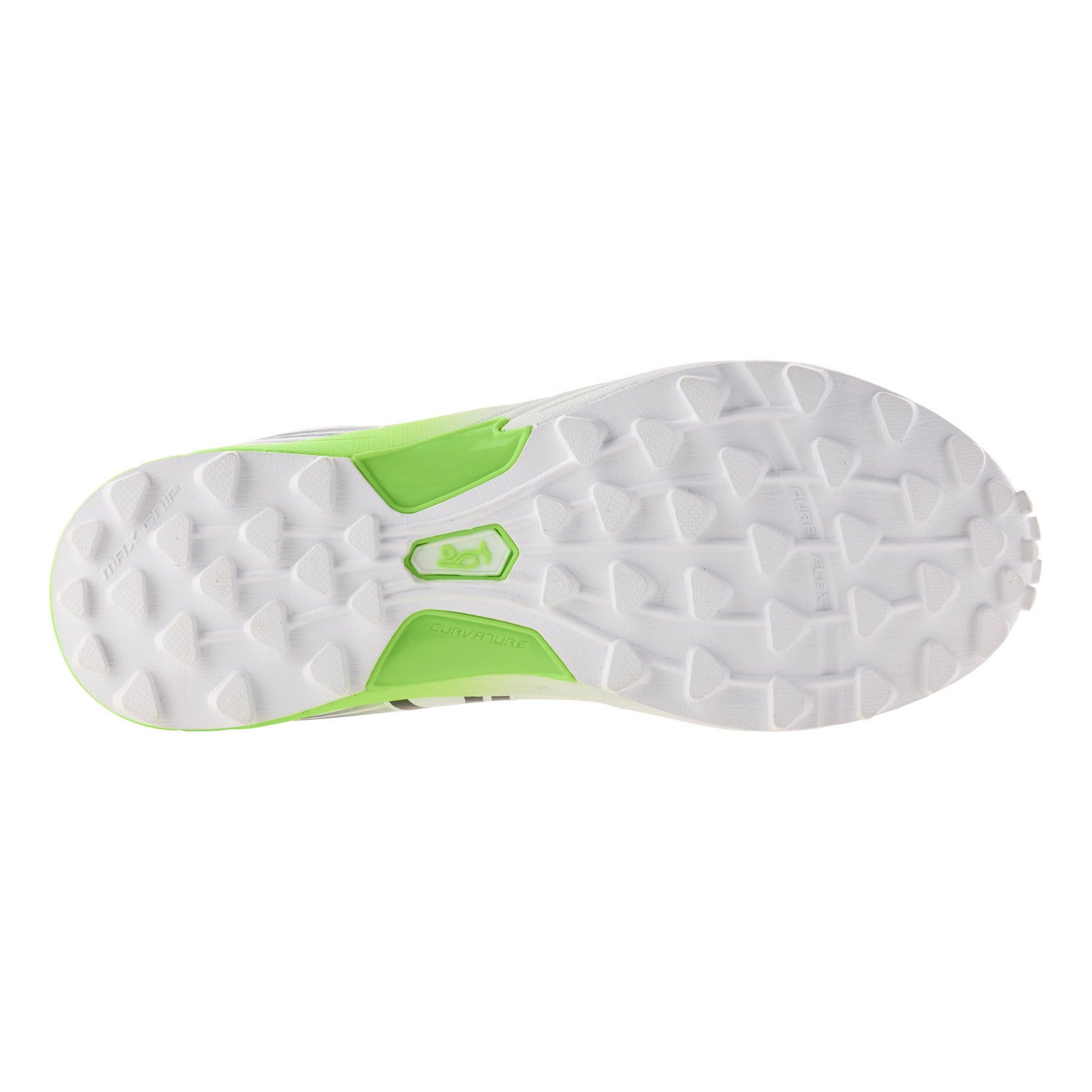 KOOKABURRA Pro 2.0 Rubber Cricket Shoes White/Lime/Black '26/27