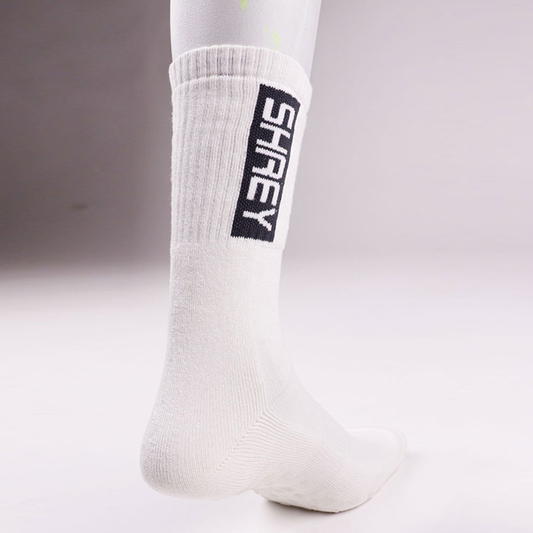 SHREY Master Grip Plus Socks Off White - With Anti-Slip Technology