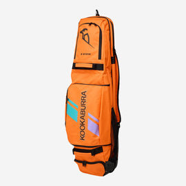 KOOKABURRA Aura 5 Stick Hockey Bag Orange/Aqua/Purple - 100cm x 25cm x 25cm