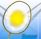 HUNDRED Atomic X 35 SPD Carbon Fibre Badminton Racquet 4U6 Pre-Strung