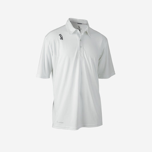 KOOKABURRA Pro Players Short Sleeve Shirt White - Senior [Sizes Small - 3XL]