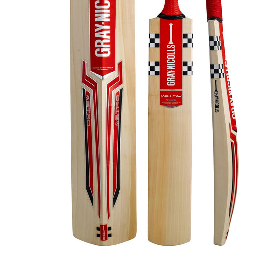 GRAY-NICOLLS GN Astro 1300 Grade 2 English Willow Cricket Bat - Short Handle