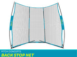 PITCH CONCEPTS Back Stop Net | 2.1m x 2.1m