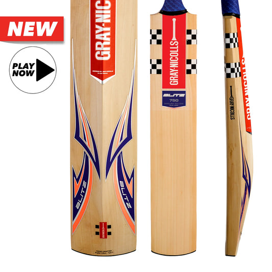 GRAY-NICOLLS GN Blitz 750 Play Now Grade 3 English Willow Cricket Bat - Short Handle