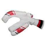 SS College Junior Batting Gloves White/Red '24 [Junior - Youth Sizes]