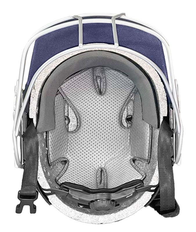 SHREY Classic 2.0 Mild Steel Grille Helmet Navy With Adjustment Dial [Sizes Junior - Senior]