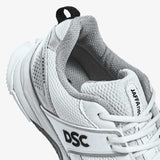 DSC Jaffa Neo Rubber Cricket Shoes White/Silver '25 [Sizes UK3-UK12]