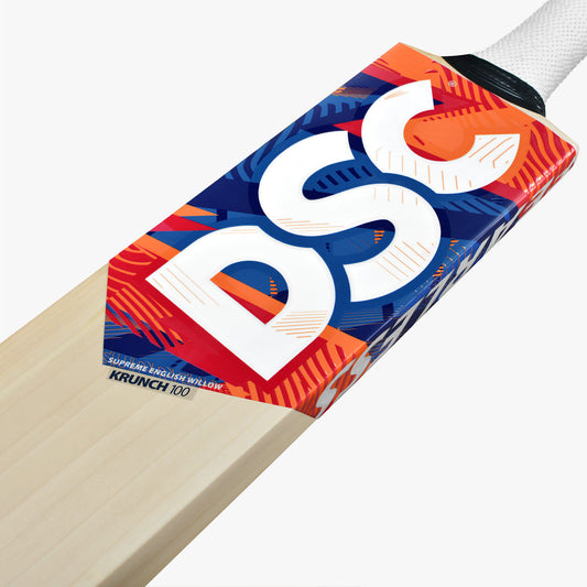 DSC Krunch 100 Grade 1 English Willow Cricket Bat '24 - Short Handle