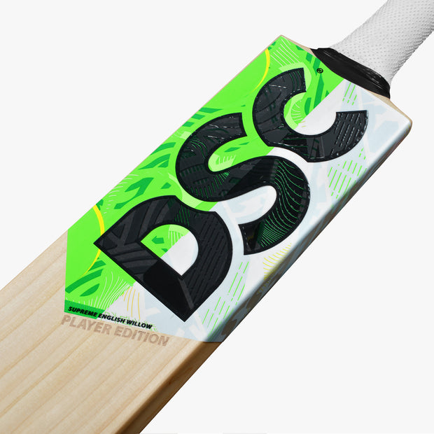 DSC Spliit Player Edition Player Grade English Willow Cricket Bat '24 - Short Handle