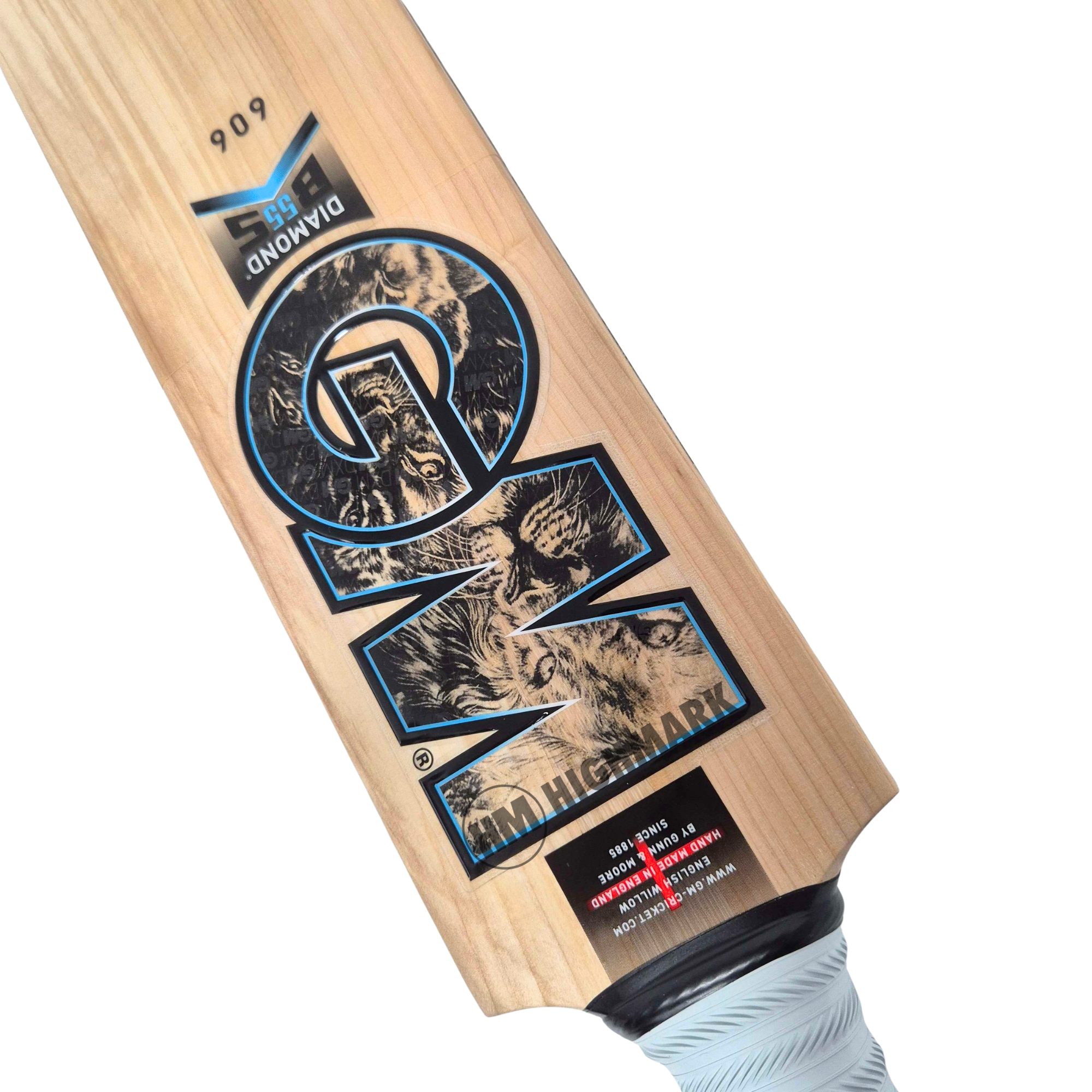GUNN & MOORE GM Diamond 606 L555 Grade 3 English Willow Cricket Bat '26/27 - Adult