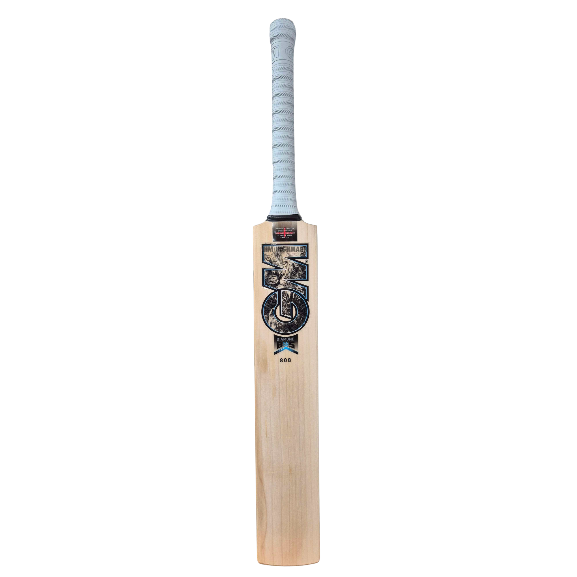 GUNN & MOORE GM Diamond 808 L555 Grade 2 English Willow Cricket Bat '26/27 - Adult
