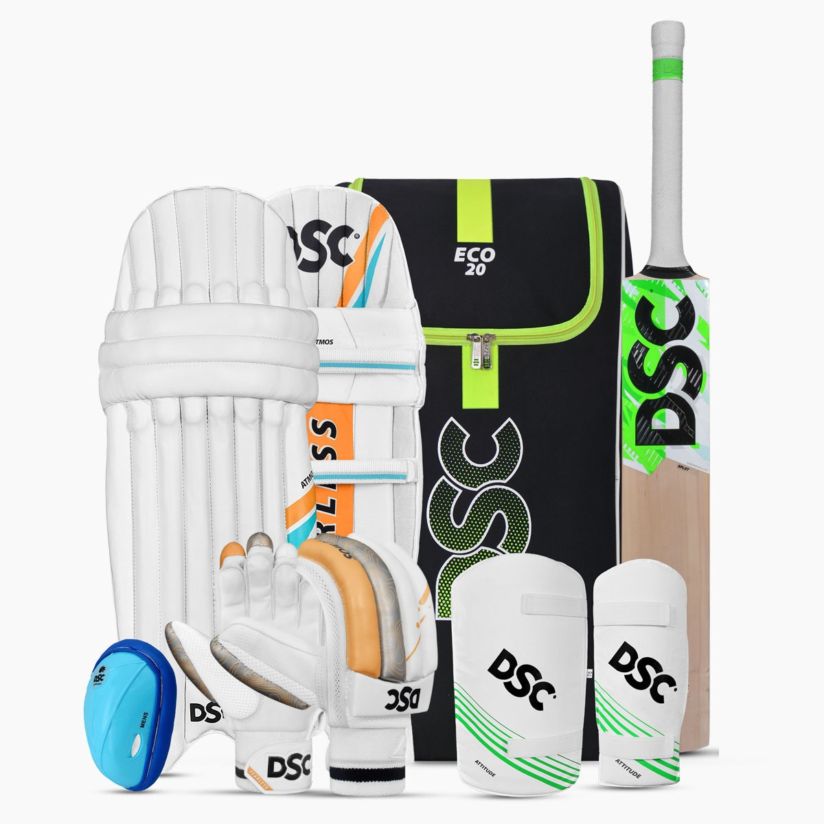 DSC Economy Kashmir Willow Ambidextrous Cricket Kit '25/26 [Sizes 2 - Harrow]
