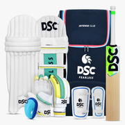 DSC Economy English Willow Cricket Kit Ambidextrous - Harrow