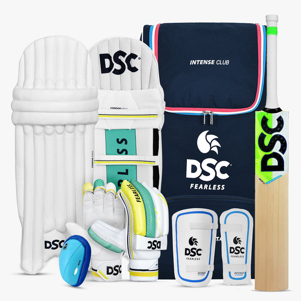 DSC Economy English Willow Cricket Kit Ambidextrous - Short Handle