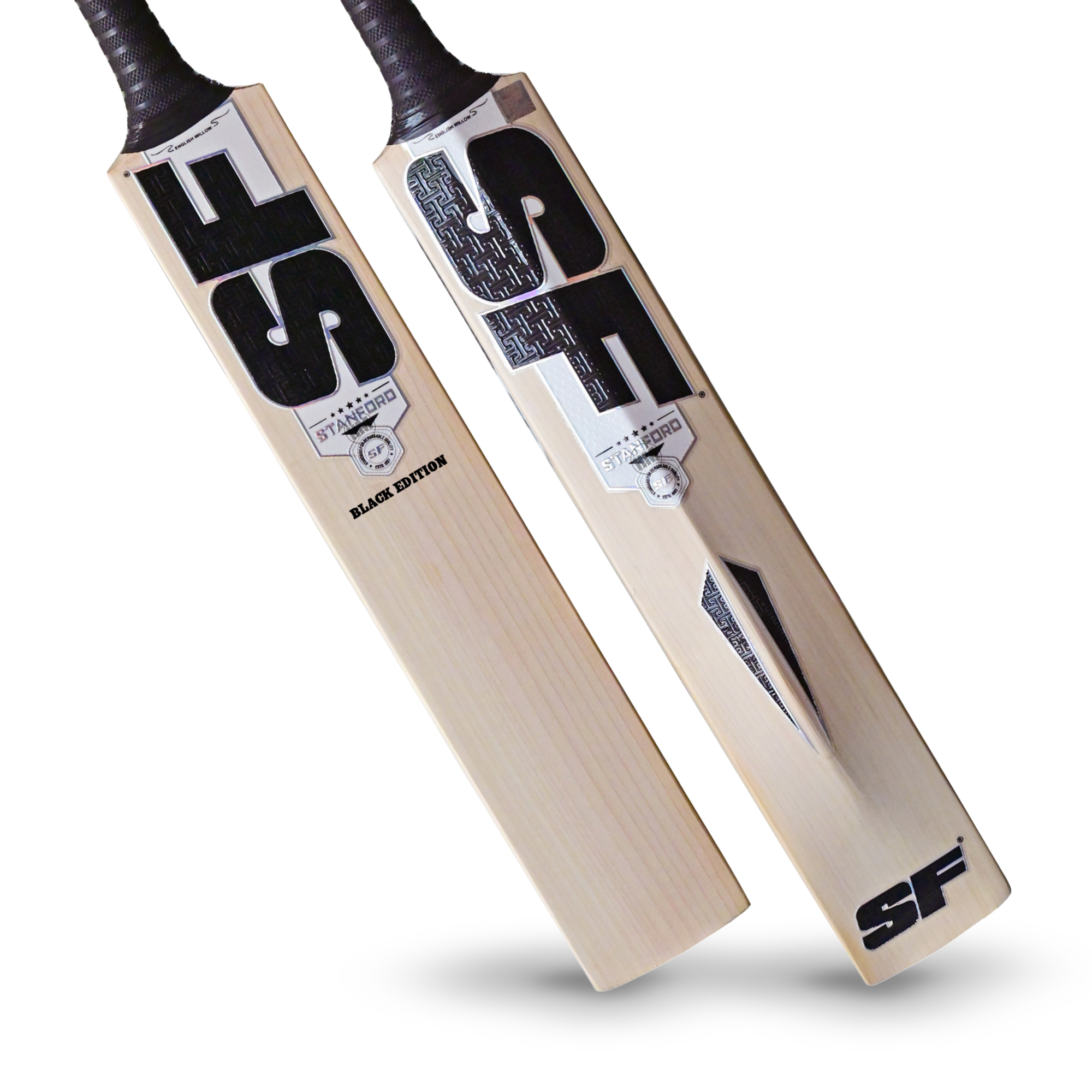 Sf Bat STANFORD SF Black Edition Grade 1+ English Willow Cricket Bat '25/26 ...
