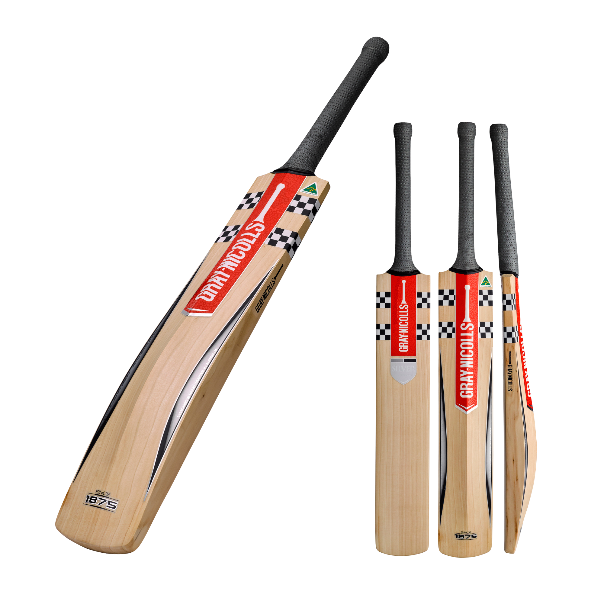 GRAY-NICOLLS GN Silver English Willow Cricket Bat '26/27 - Short Handle