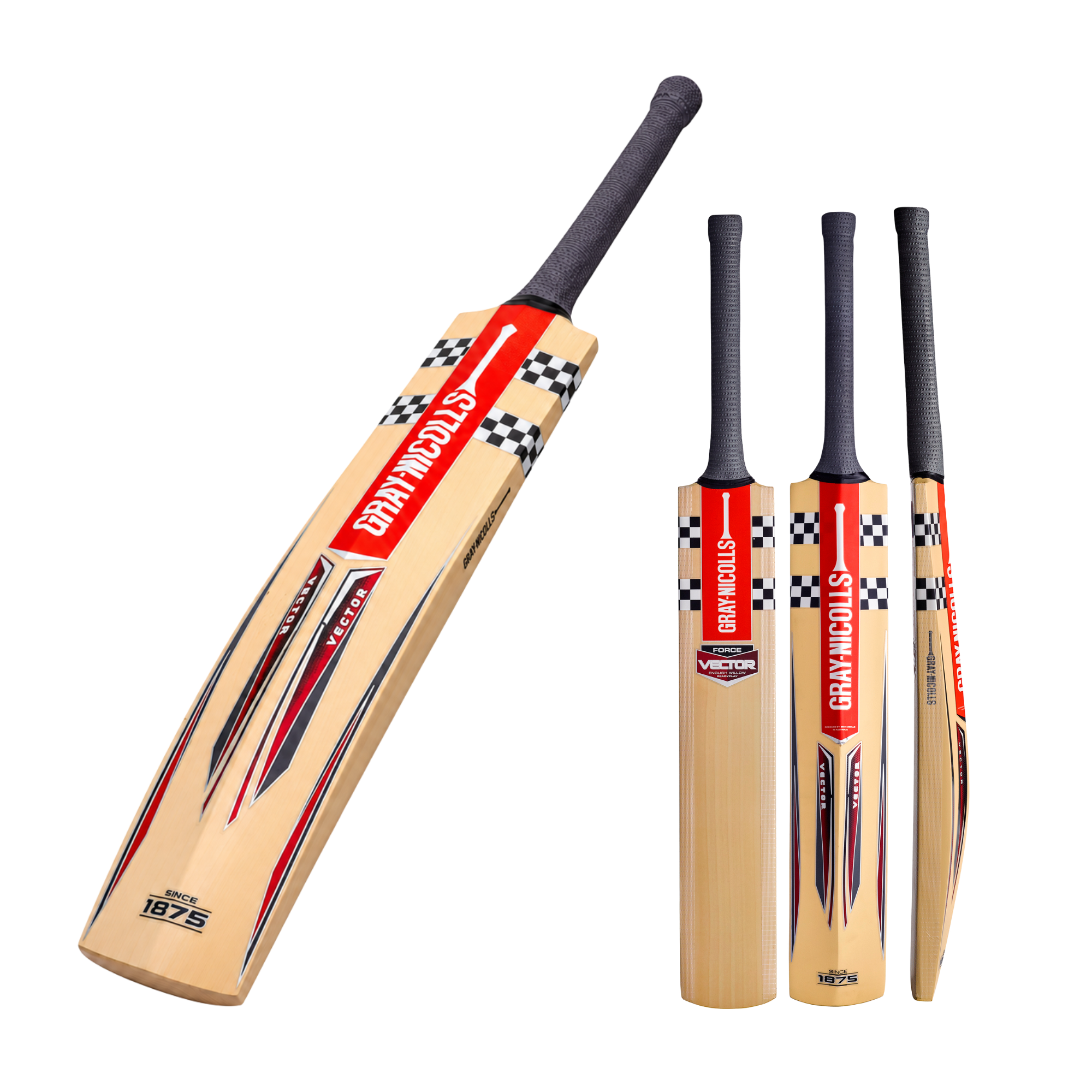 GRAY-NICOLLS GN Vector Force Ready Play English Willow Cricket Bat '26/27 - Junior