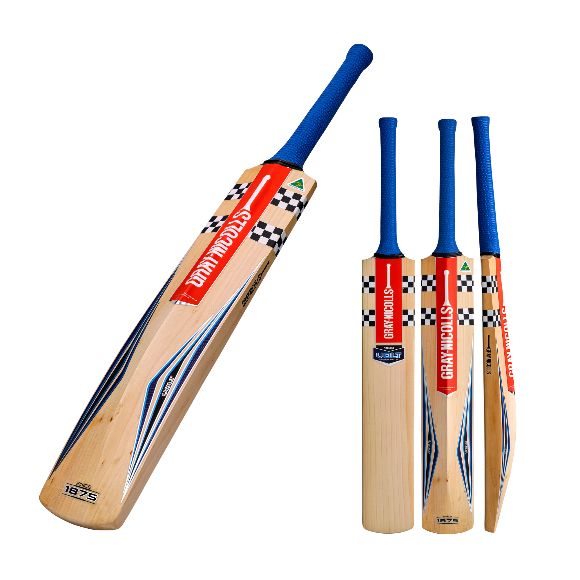 GRAY-NICOLLS GN Volt 1400 English Willow Cricket Bat '26/27 - Short Handle