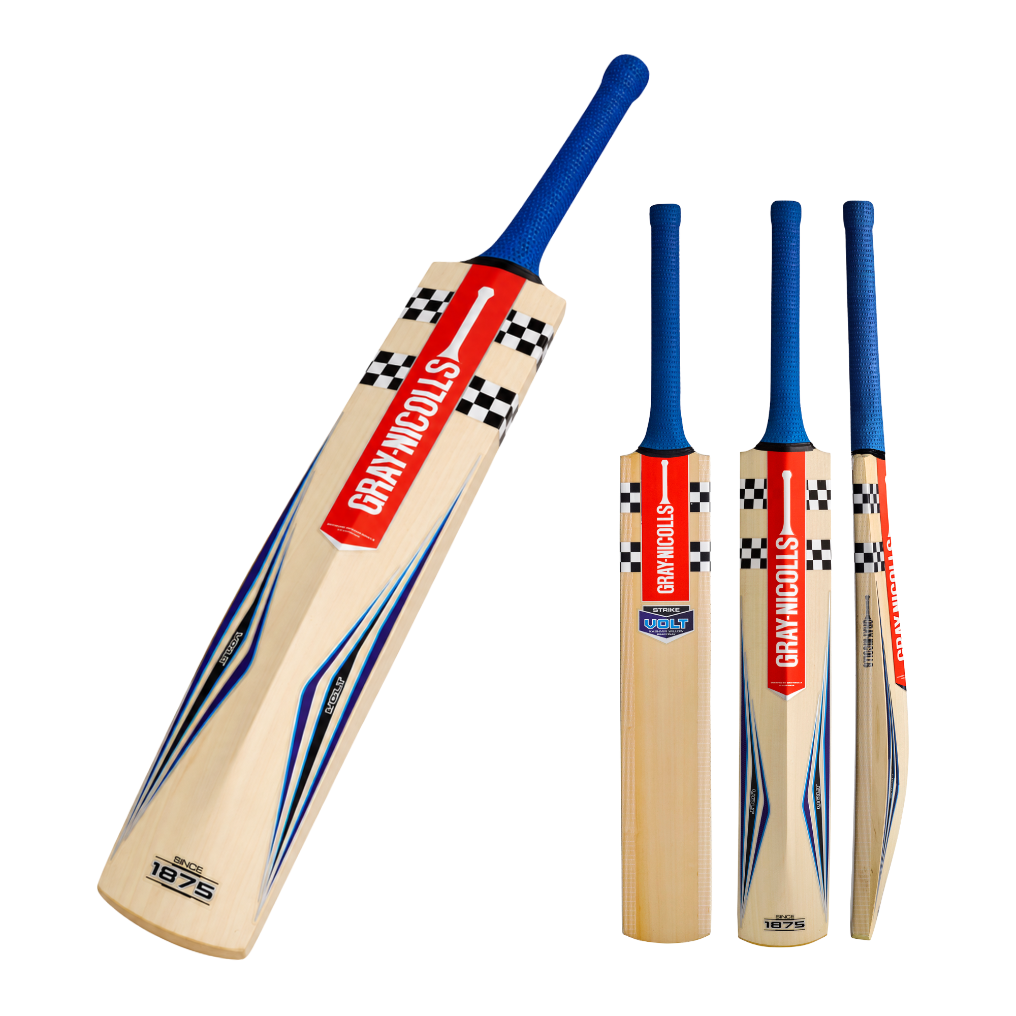 GRAY-NICOLLS GN Volt Strike Ready Play Kashmir Willow Bat - Junior