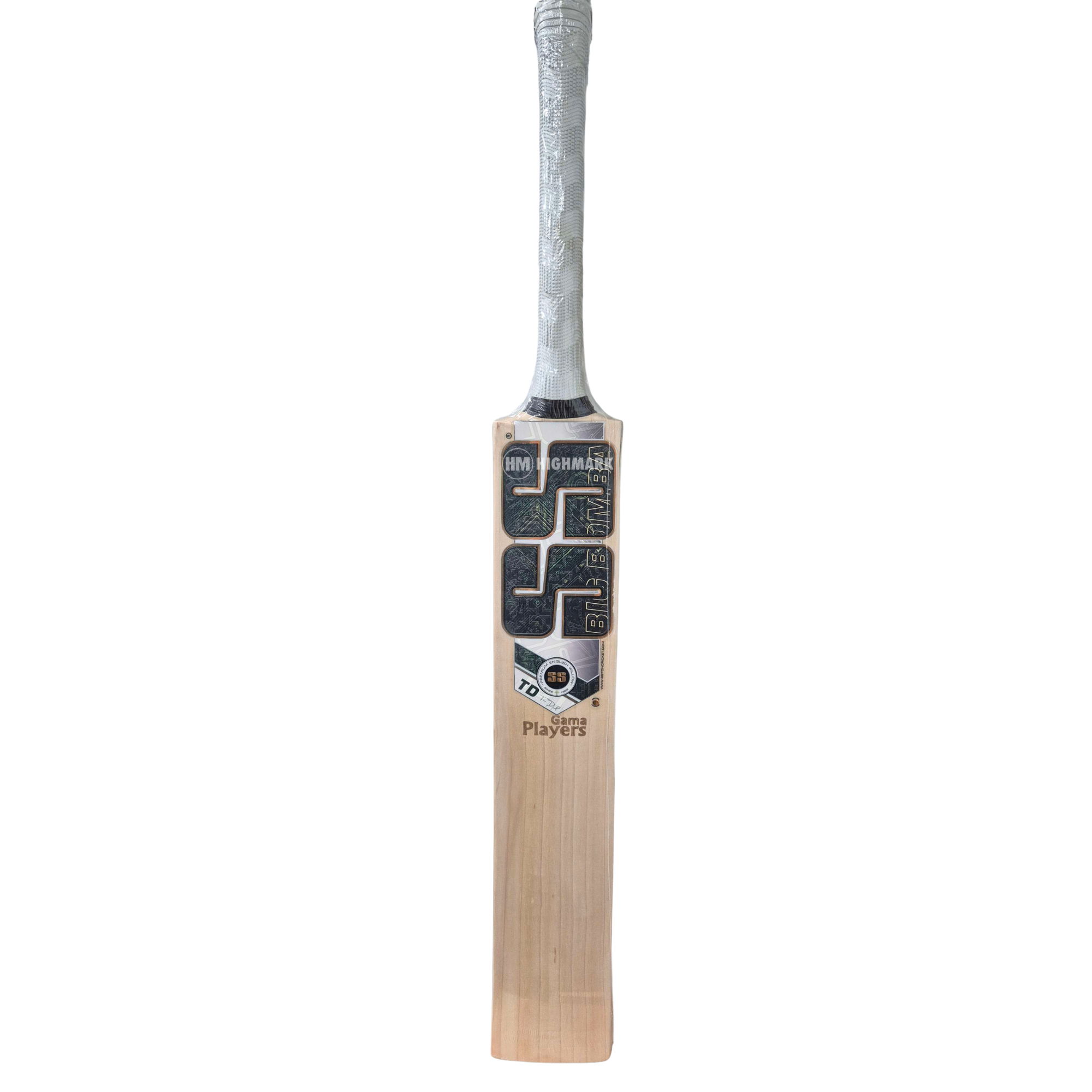 SS Tim David Gama Players Grade 3 English Willow Cricket Bat - Adult