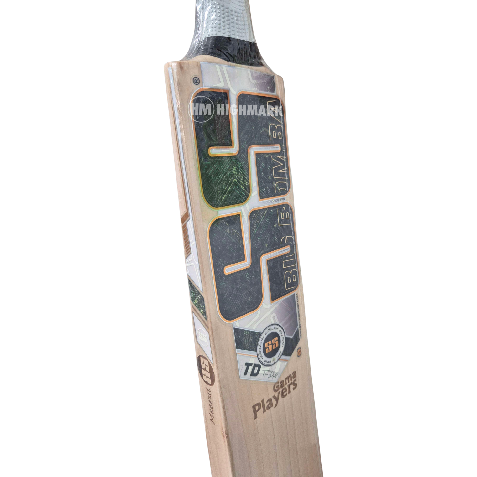 SS Tim David Gama Players Grade 3 English Willow Cricket Bat - Adult