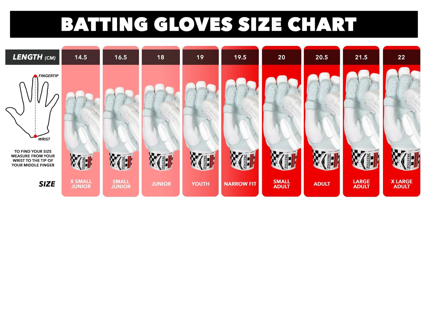GRAY-NICOLLS GN 550 Batting Gloves Navy/Light Blue [Sizes XS Junior - Youth]