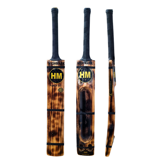 HM Punch 5.0 Kashmir Willow Scoop Bat Burn Edition - Senior