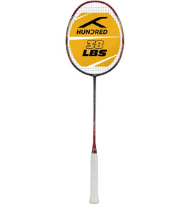 HUNDRED Atomic X 38 PWR Carbon Fibre Badminton Racquet 3U6 Pre-Strung