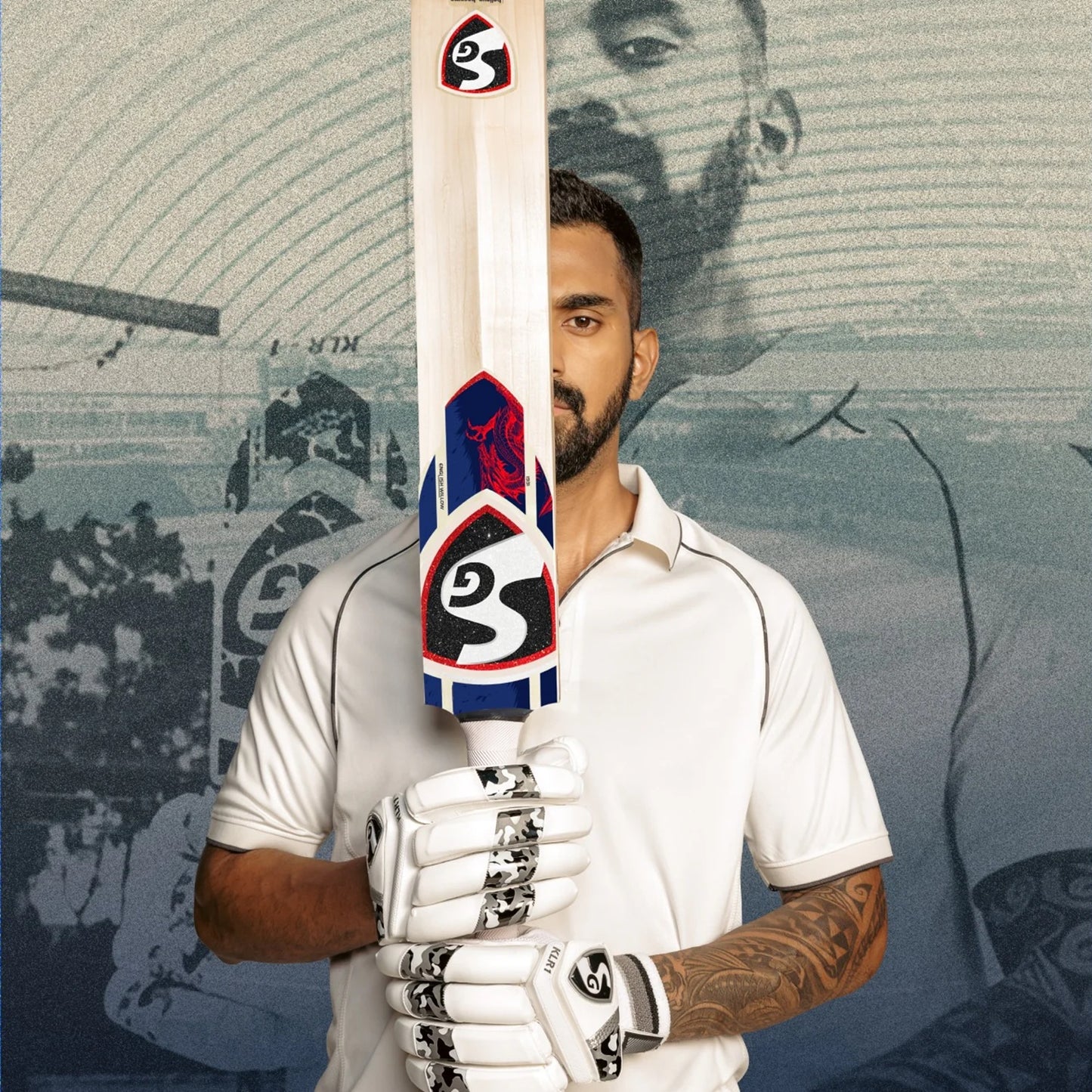 SG KLR Classic Grade 6 English Willow Cricket Bat '24 - Short Handle