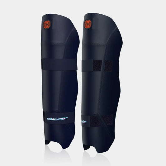MOONWALKR Wicket Keeping Shin Guards - Navy [Sizes Youth - Adult]
