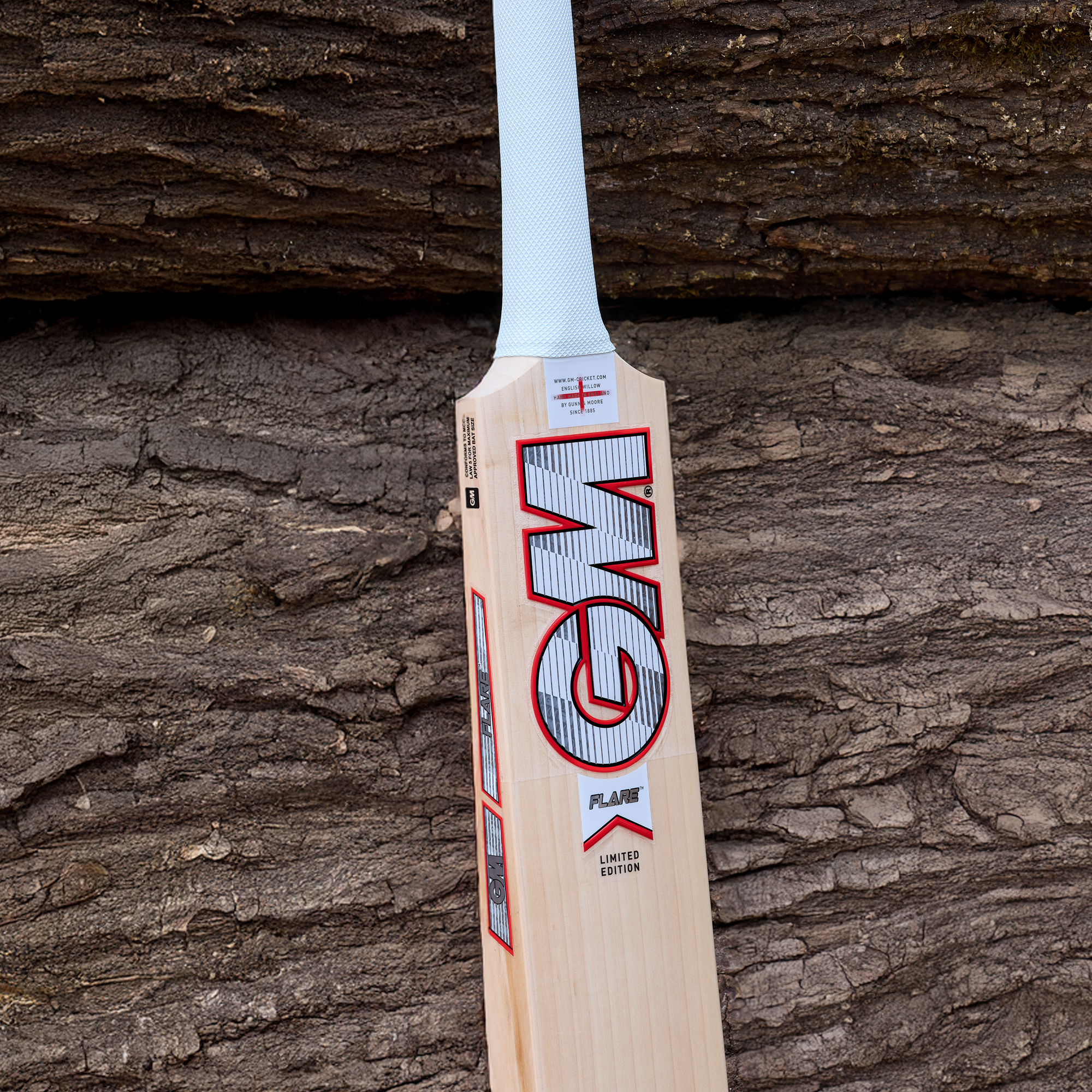 GUNN & MOORE GM Flare 606 L555 Grade 3 English Willow Cricket Bat - Short Handle