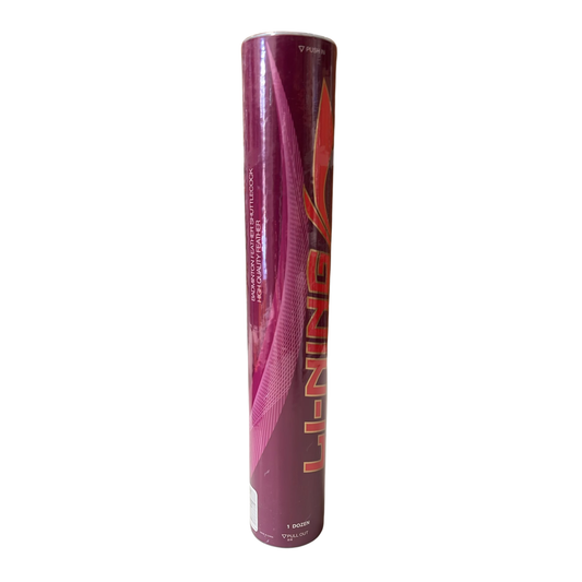 LI-NING Champ Duck Feather Shuttlecock Speed 77 (Tube of 12)