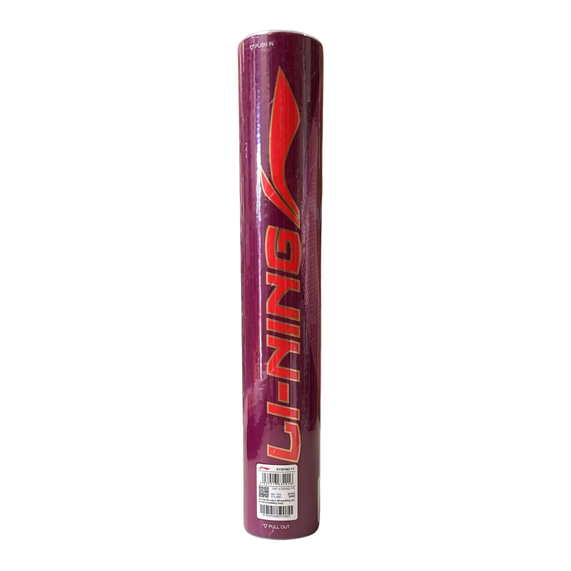 LI-NING Champ Duck Feather Shuttlecock Speed 77 (Tube of 12)