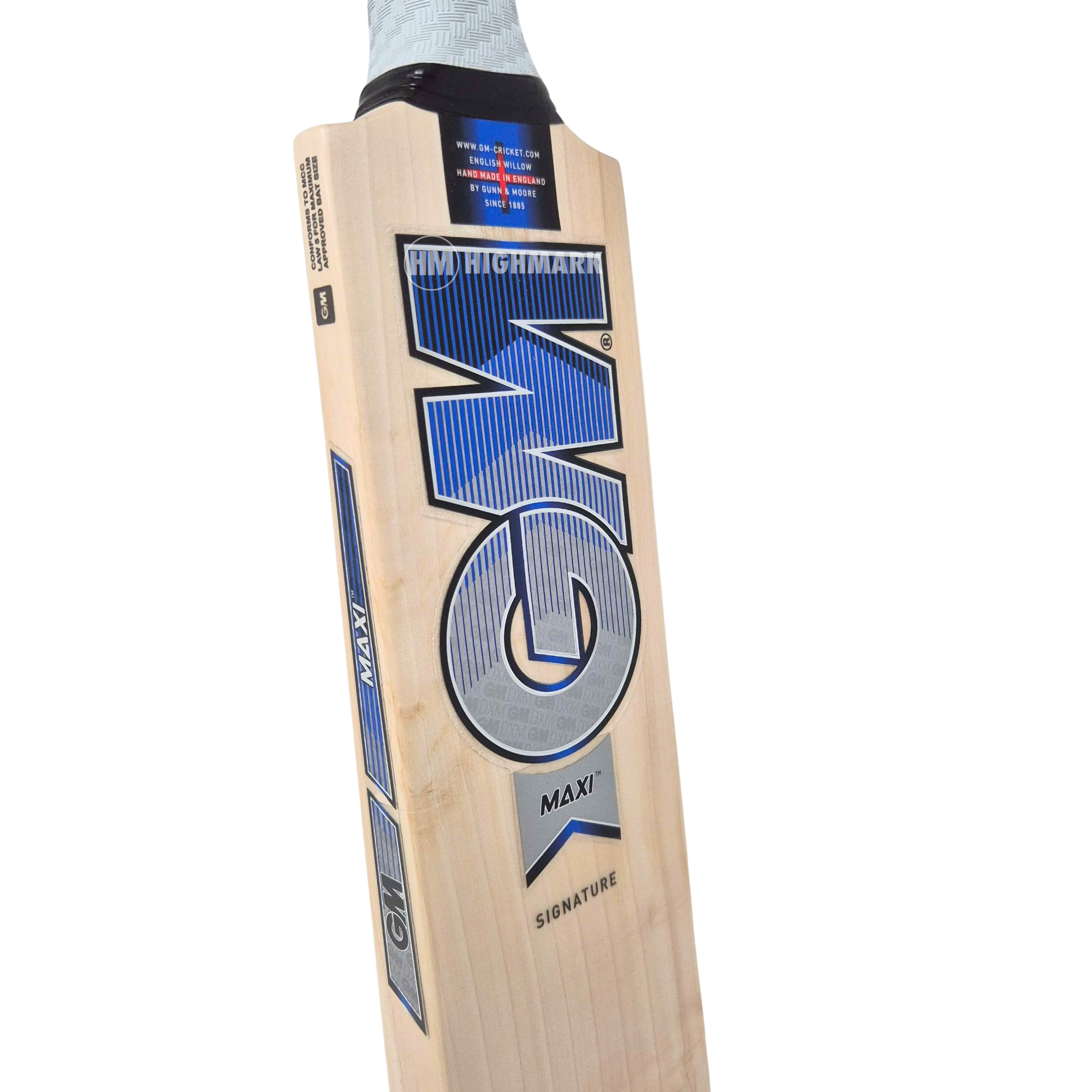 GUNN & MOORE GM Maxi Signature L540 Grade 1 English Willow Cricket Bat '26/27 - Adult