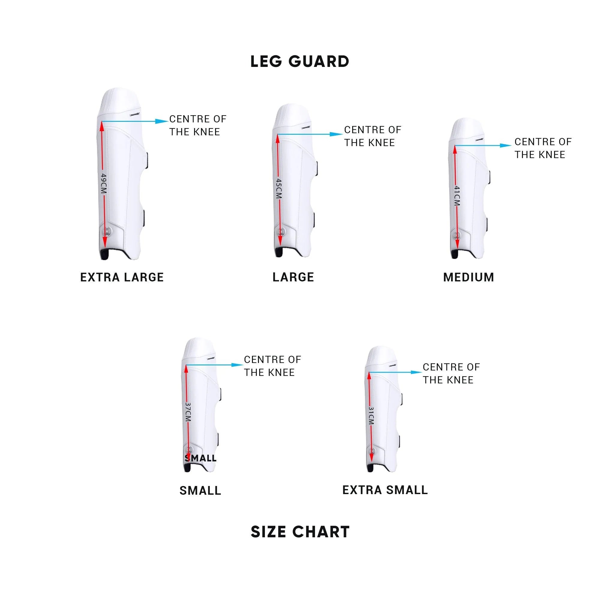 MOONWALKR 2.0 - Batting Leg Guards - White [Sizes X Small - X Large]
