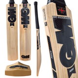 GM Noir 606 shown from multiple angles on a clean white background. The bats feature a natural light wood grain body with prominent black and dark gray carbon-fiber patterned graphics, including the 'GM' logo and 'NOIR' text.