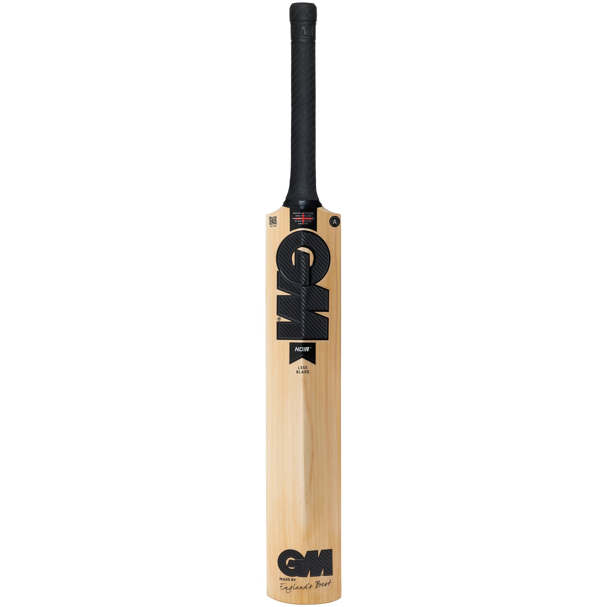 GUNN & MOORE GM Noir Original L555 Grade 1 English Willow Cricket Bat - Adult
