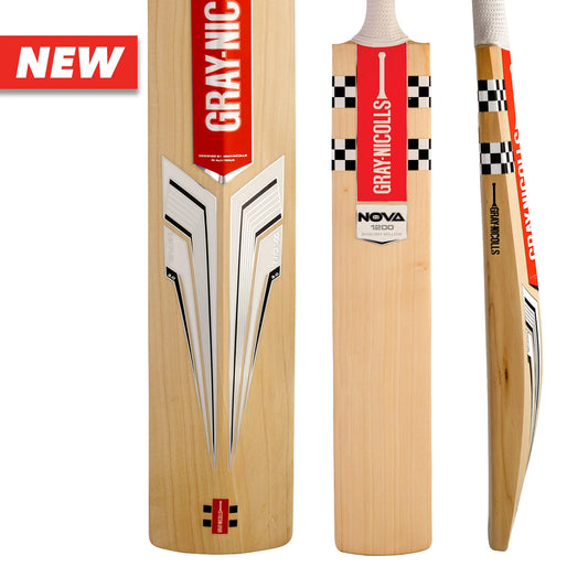 GRAY-NICOLLS GN Nova 3.0 1200 Grade 2 English Willow Cricket Bat [Sizes 4 - Youth]