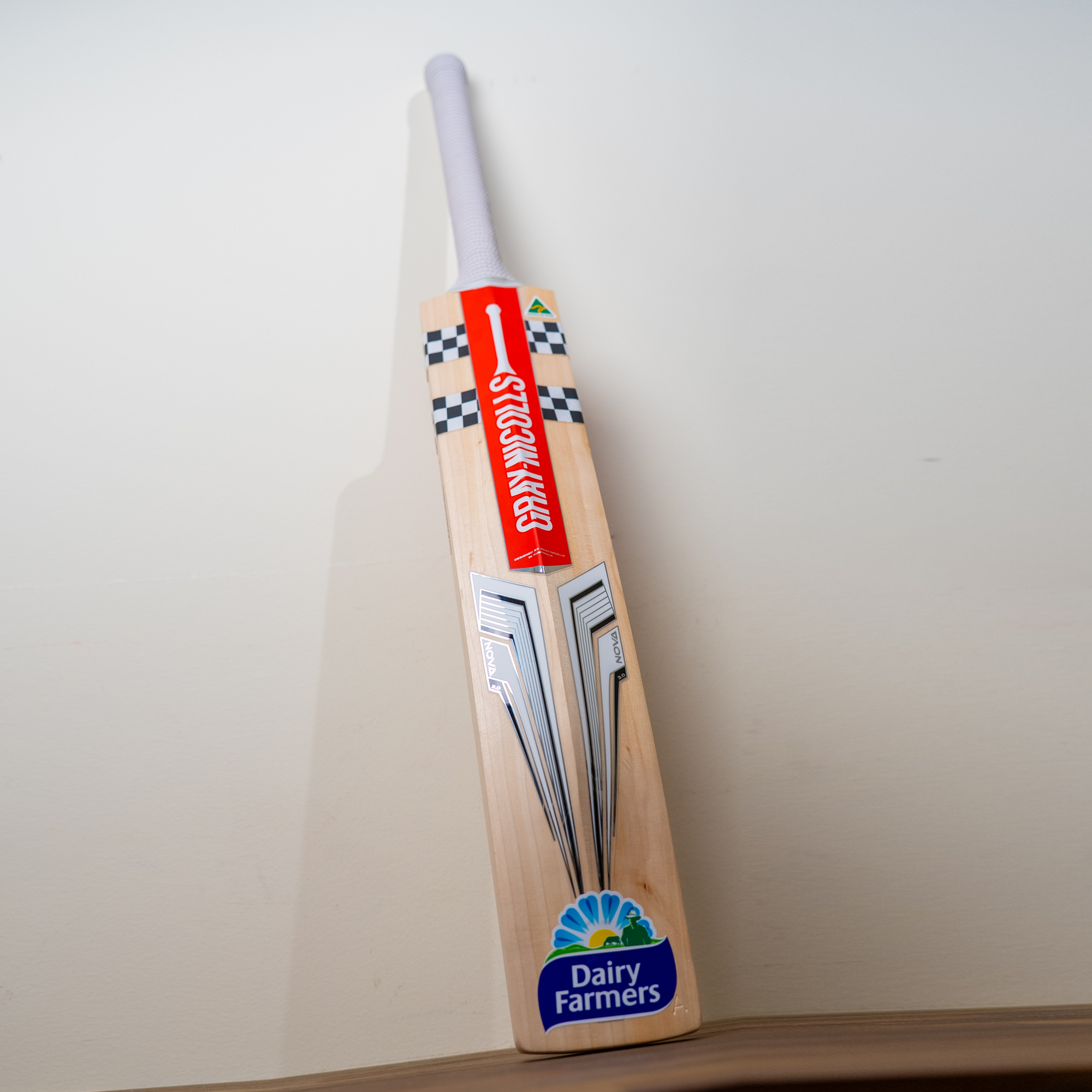GRAY-NICOLLS GN Travis Head Nova TH123 Grade 1 English Willow Cricket Bat - Short Handle