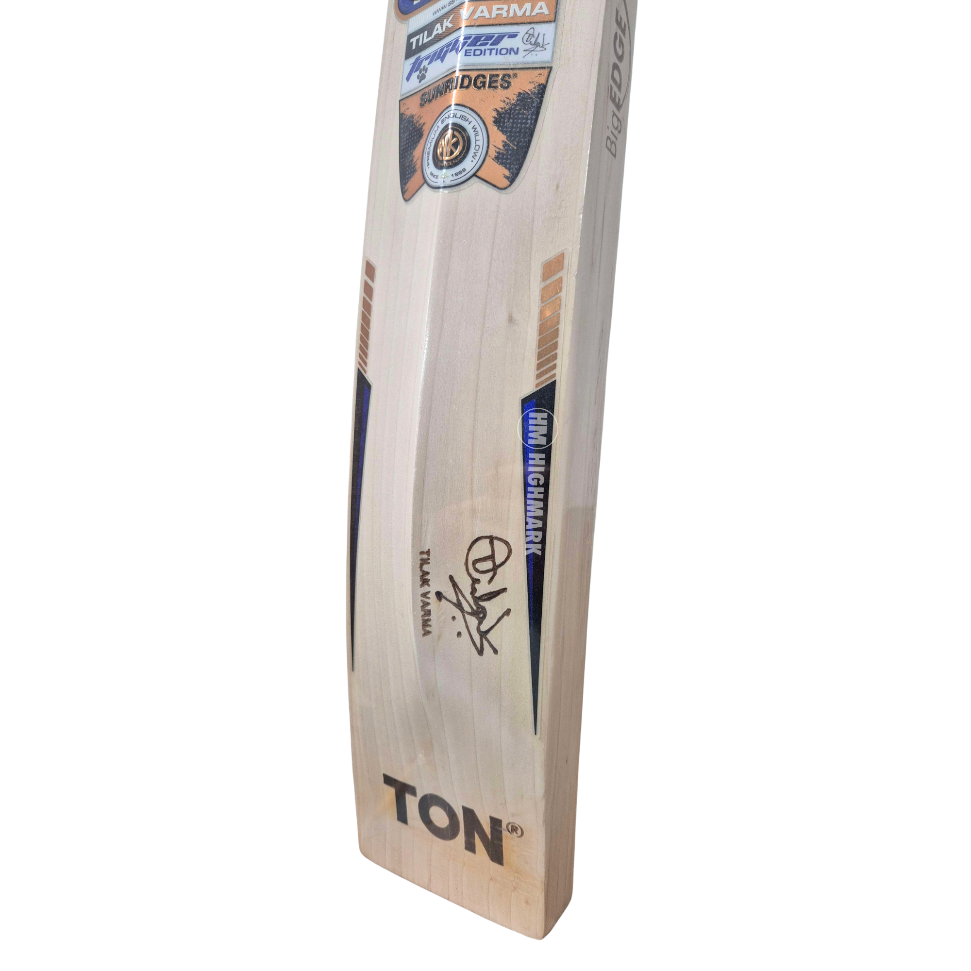 SS Tilak Varma Players Pro Grade 2+ English Willow Cricket Bat - Adult