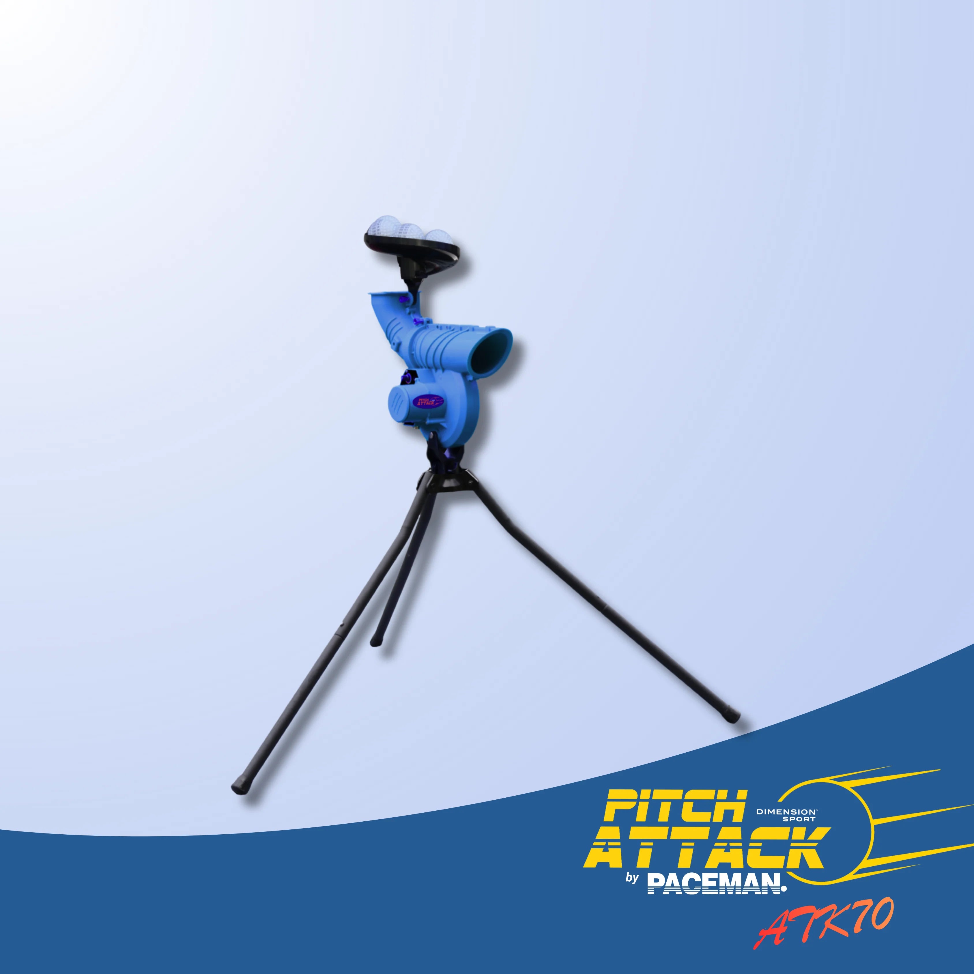 PACEMAN Pitch Attack ATK70 Cricket Bowling Machine