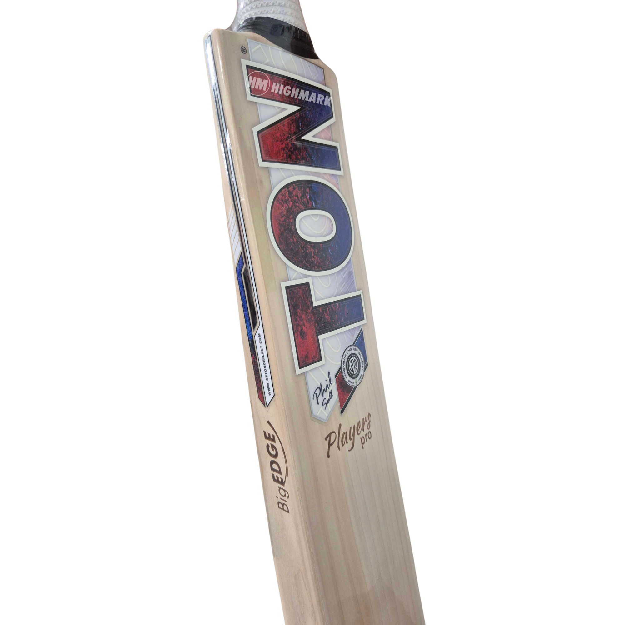 SS Phil Salt Players Pro Grade 2+ English Willow Cricket Bat - Adult