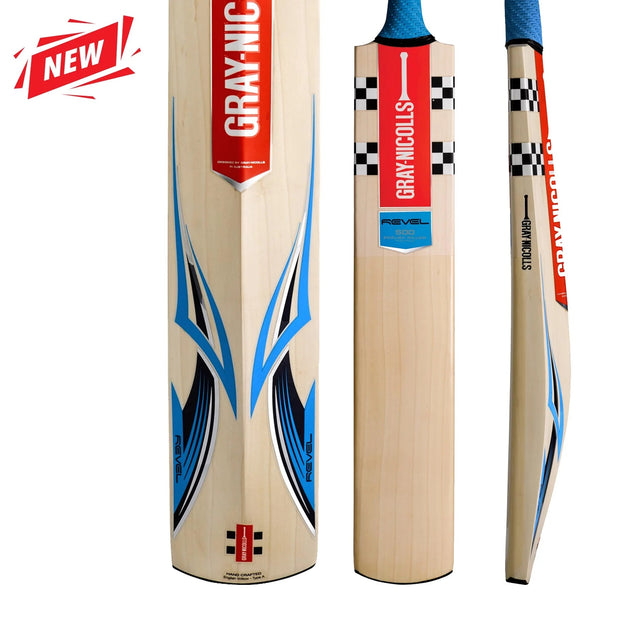 GRAY-NICOLLS GN Revel 500 Ready Play English Willow Cricket Bat [Sizes 4 - Youth]